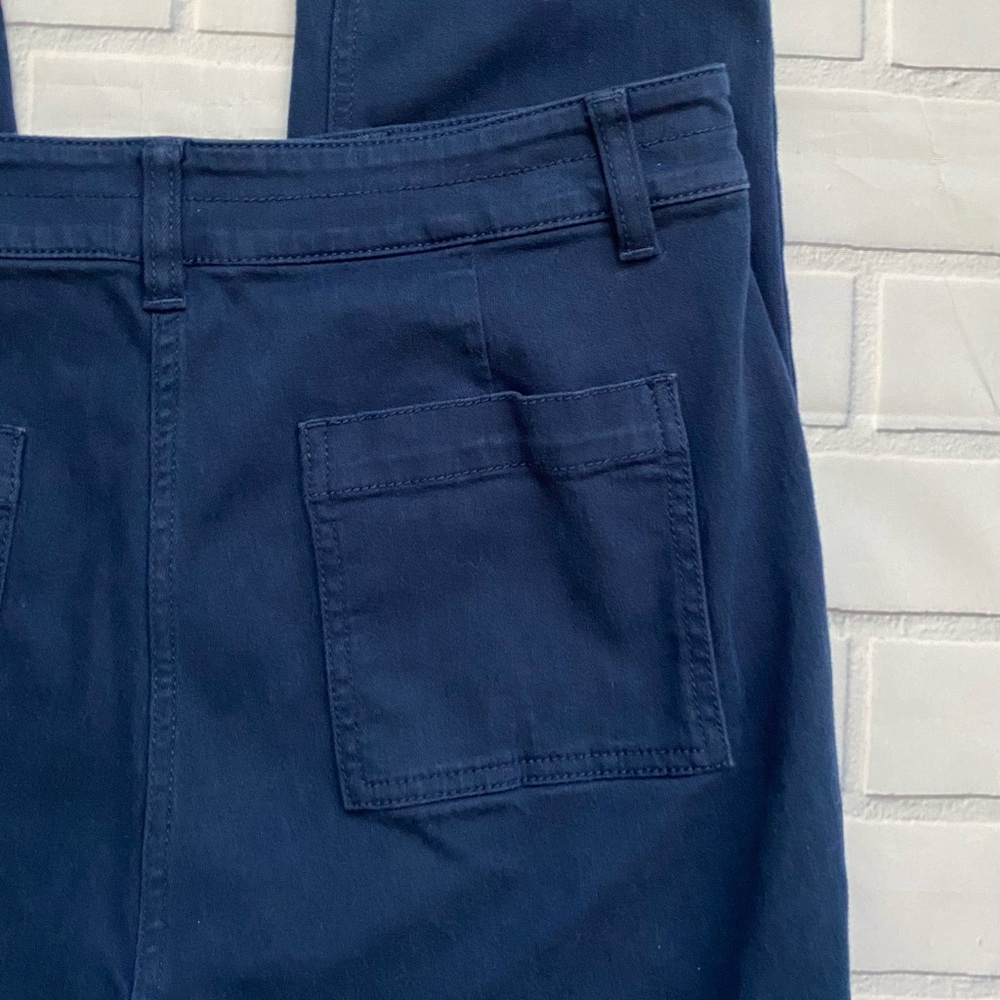 J. Jill Dark Blue Skinny Ankle Length Utility Pocket Pants - Picture 3 of 6